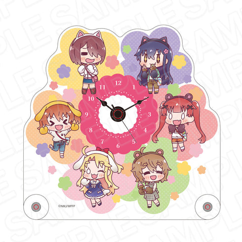 『私に天使が舞い降りた! プレシャス・フレンズ』アクリルクロック 遊園地デフォルメ ver.